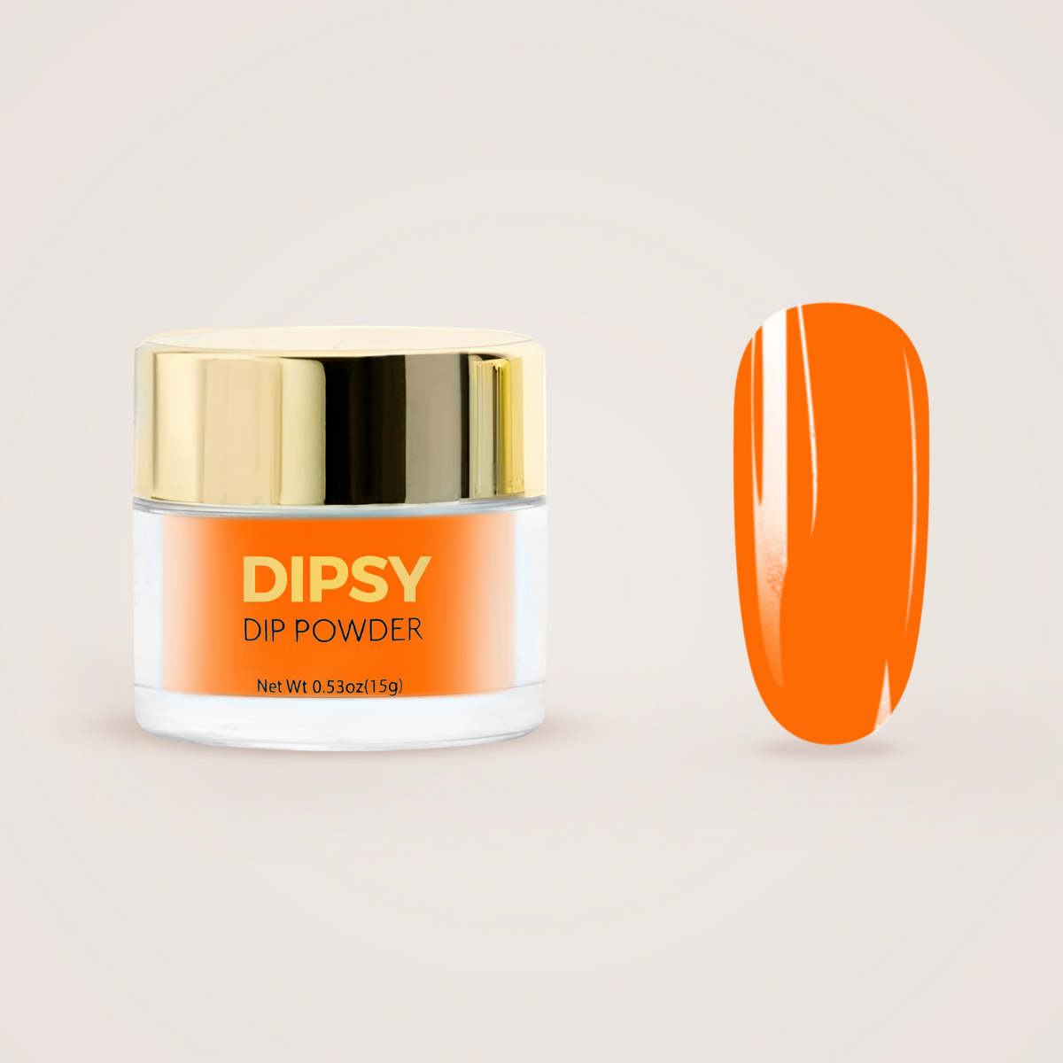 Orange Dip Powder
