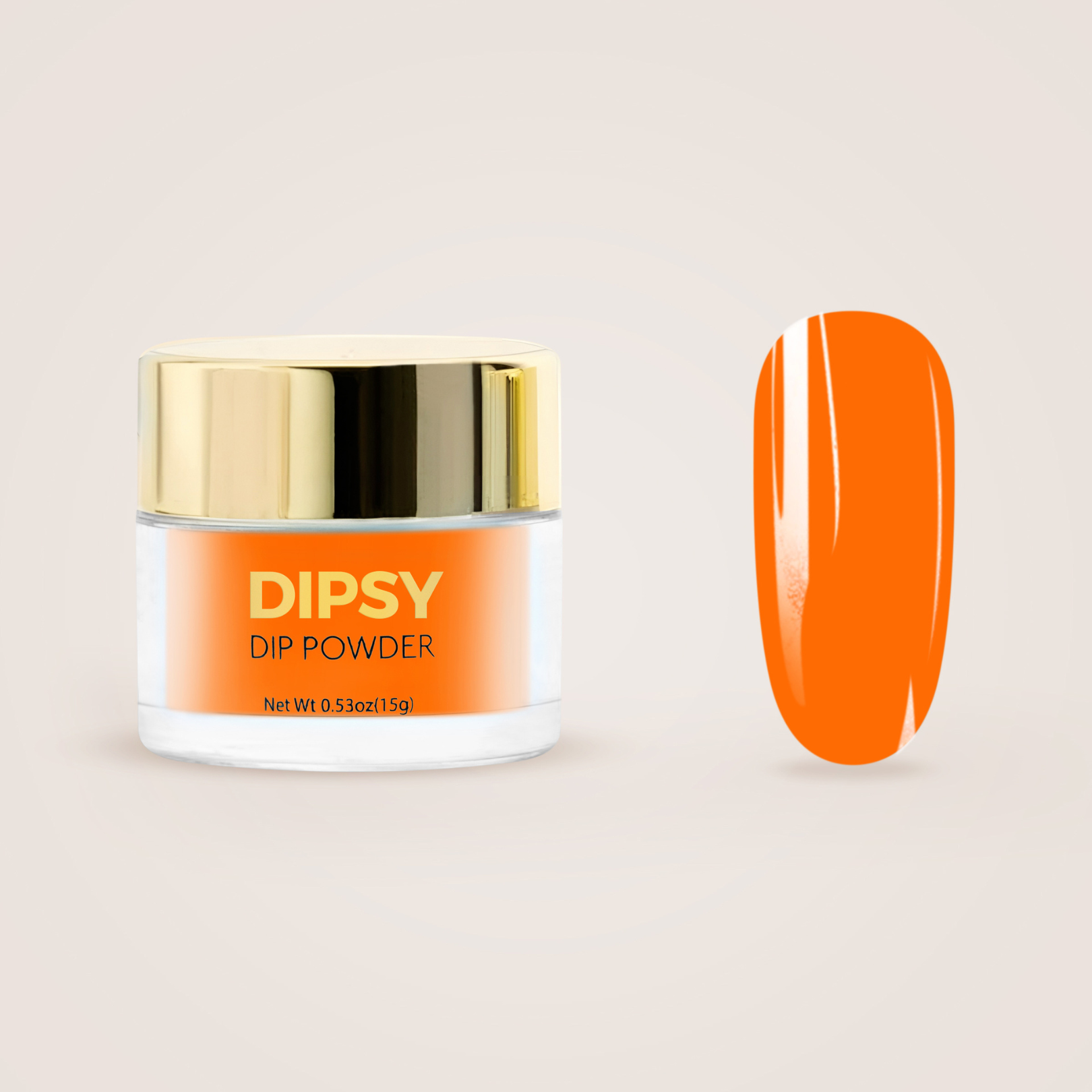 Orange Dip Powder