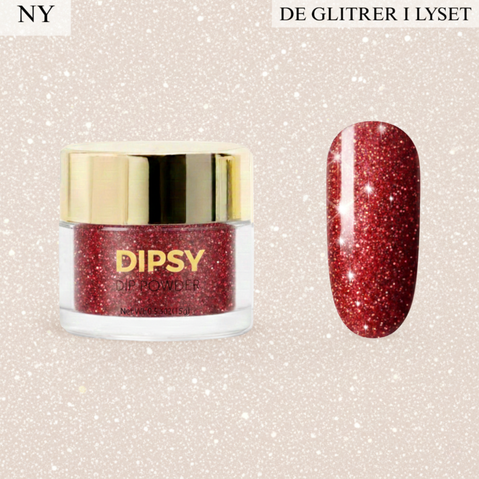 Red Royal Spark Dip powder | Limited edition