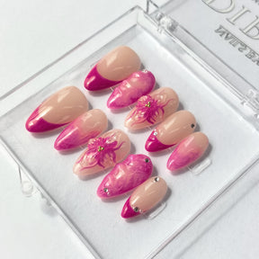 Purple Beach | Handmade Press-Ons