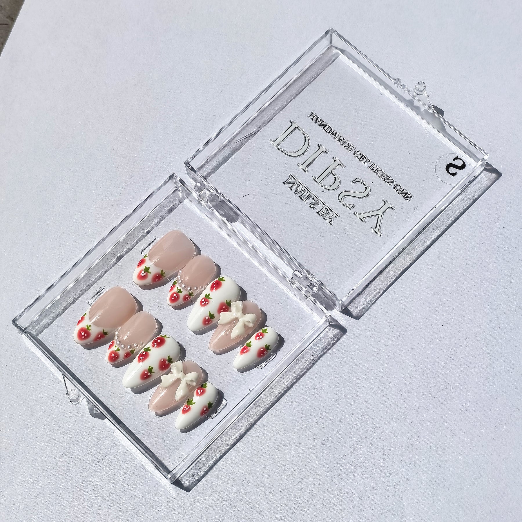 Strawberry Ballet | Handmade Press-Ons