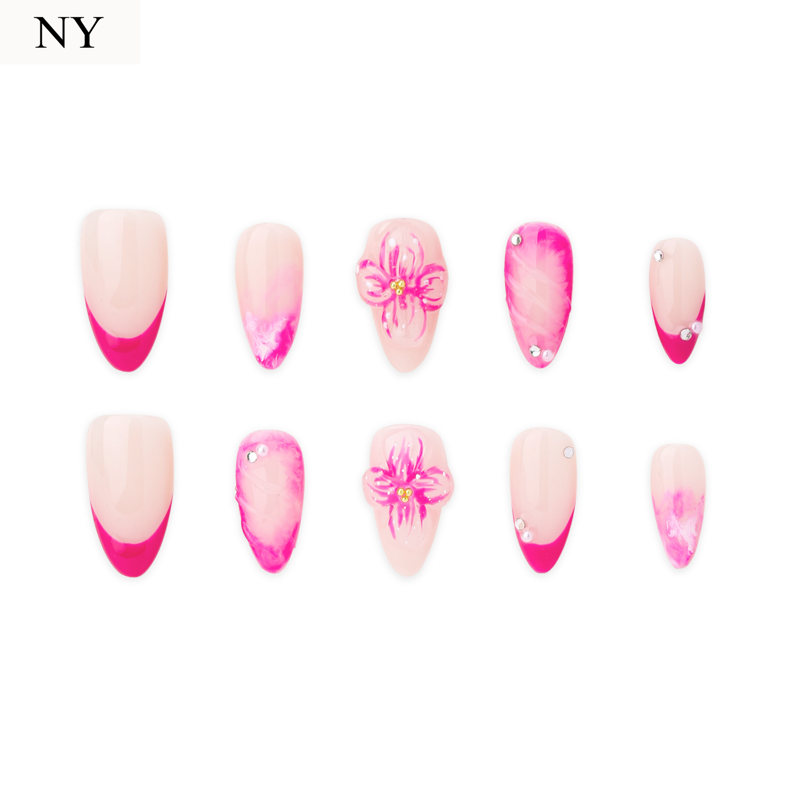 Purple Beach | Handmade Press-Ons