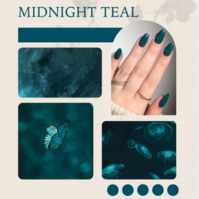 Midnight Teal Dip Powder